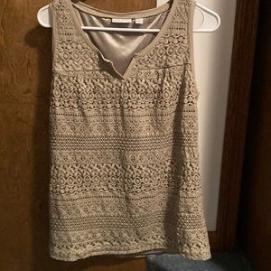 Lacey tank top